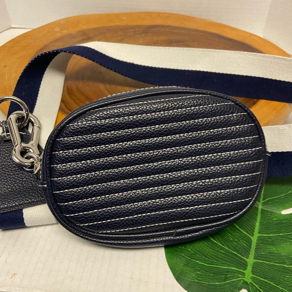 Steve Madden Navy Blue Oval Belt Bag Bum Bag